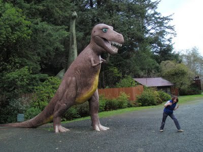 Dont u hate it when your walking and a dinosaur just comes out and attacks you?