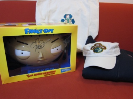 anyone interested in some super cool autographed FG stuff, including a rare Stewie head signed by Seth McFarlane?  check this out:  http://www.biddingforgood.com/auction/item/Item.action?id=110090984