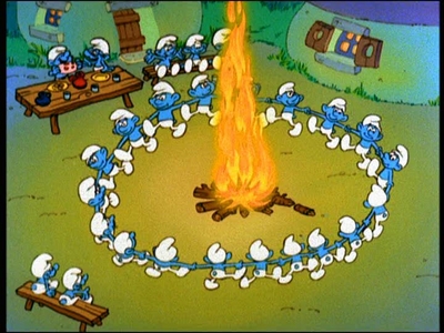  is there any episode with all 100 smurfs what are all of their names