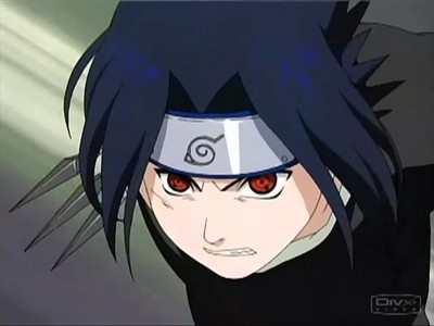 could anybody help me what is the hair color of sasuke's hair black or blue????