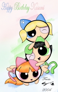 Can You Put up a cute picture of the PowerPuff Girls? Kinda like the Picture I'll Post Below.