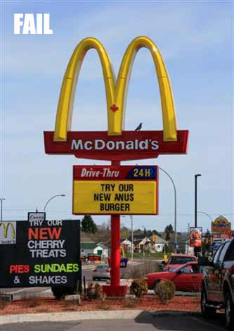  I'm never going back to McDonald's again!