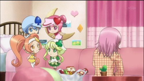  Could someone help?! In Shugo Chara like what happens to Ran, Miki, Suu and Dia? Where do they go?!