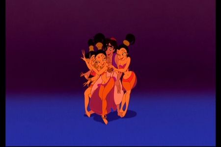  I was watching Aladdin today and I noticed that he was going to kiss one of those dancers inside the cave. Do آپ guys think he could cheat on Jasmine?