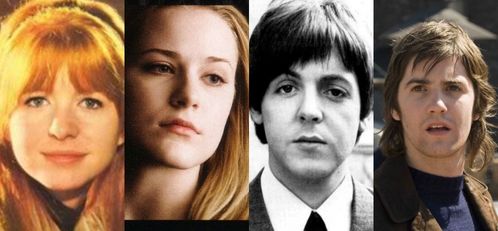 (for those who have seen "Across the universe" the movie) Is it just me, Or does Lucy look alot like Jane Asher? and Jude look alot like Paul McCartney?
