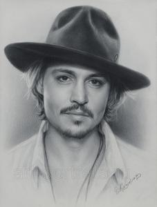 What do you guys think of this Johnny Depp portrait