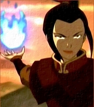  Why is Azula's 火, 消防 blue?