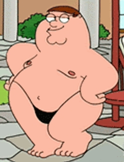 my favorite character is peter! he's fat and funny! and mostly, STUPID!