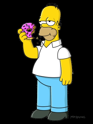  I would be Homer i think 'cause i'm kinda clumsy and Homer's pretty cool!!