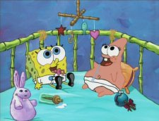 i love partick!he's cute!spongebob also....Both of them looks adorable together!