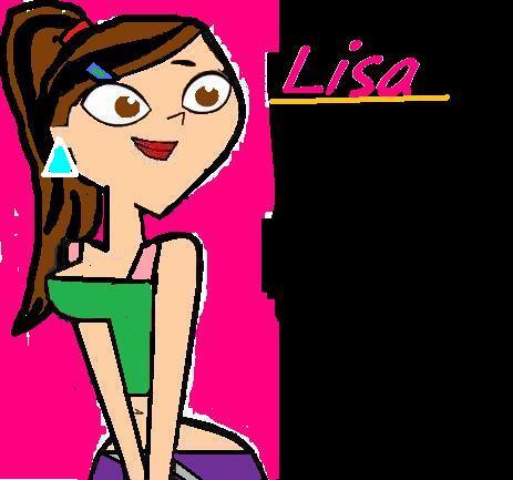  Name:Lisa Age:16 Personality:Fun,smart,but can have blonde moments,she can have some anger issues,is obsessed with Duncan,a friendly girl,she is easy to get along with,and is clumsy Friends:Duncan,Sumer,Sofie,Karen,Andrea,Jacki,Laren,Owen,Lindsay,Andi,V,Flo,Ezekial,Courtney,Sadie,Katie,Eva,Noah,Bridgette,Geoff,Heather,Cody,Izzy,Harold,LeShawna,DJ,Trent,and all other fanfics. Enemies:Justin,Alejandro,and Gwen Crush:Duncan (duh!) Likes:Candy,Duncan,Animals,being on her laptop,fn things,video games,reading novels,and swiming Hates:Running,Lieing,Sluts,creeps,animal abusers,being used,when she is ONLY one who doesn't get to do anything w/ Duncan (it fuckin' irritates me),and being bored. Fears:Spiders and Ronald McDonald Picture-
