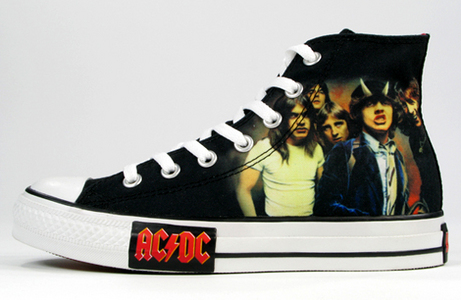  Black, grey and one pair with AC/DC .
