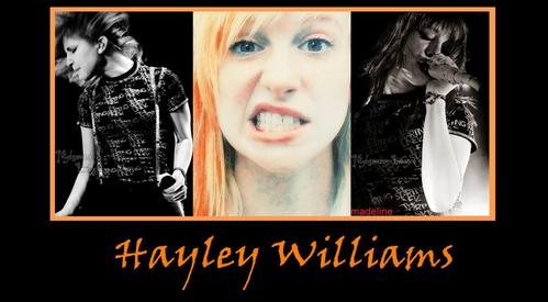  Mine is of Hayley Williams from 파라모어 (: I made it myself (: