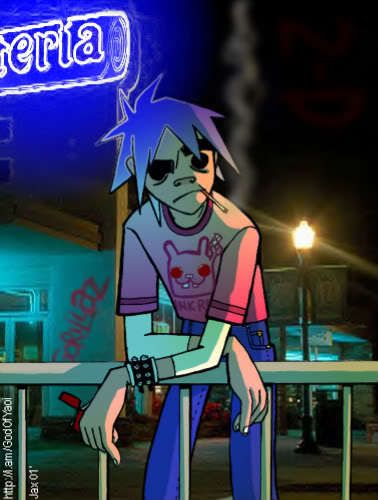  DUNCAN.(He should get an award,for sexiest cartoon character!X3) I know there's a bit more,but I just can't think of 'em right now....well,actually..2D from The Gorillaz!I have to admit he's cute..^^'Don't get me wrong thought..[i]no one[/i] ranks higher than Duncan on my scale!;)