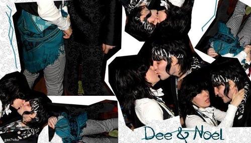 His girlfriend used to be Dee Plume, but then he cheated on her :( so they split up. I hope they get back together though. If anyone deserves Noel then it's Dee.