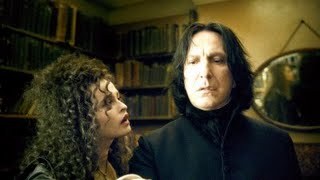  where do I begin. I amor Alan Rickman as Snape. Probably ever Scene he is in. I savor in everytime he goes on Screen. Hes addicting, the way he Plays Snape leaves tu wanting más and more. Hes like Helena Bonham Carter as Bellatrix, tu want más of her because she plays Bellatrix so well. But I do like it when he sadly goes on the parte superior, arriba of the Astromony Tower and carries out the deed. Bella looking at him seething in her eyes.