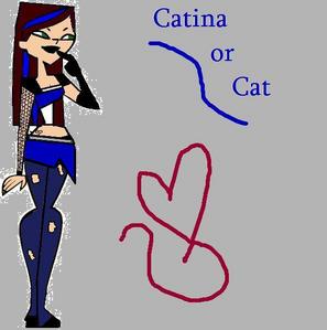  Name:Catina или "Cat" Age:17 Boyfriend:Trent Bio:Catina was born in L.A then moved to Canada and became Друзья with Samie [another fanfic of mine] she also dated Trent for a год and they are still together. She is Готика but is very sweet and can make Друзья easily.