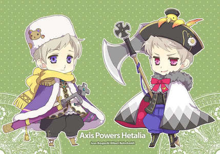  Russia and Prussia!They're both awesome!