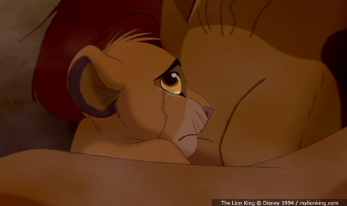  Lion King (still makes me cry), Bambi and there probably are a few mais but I cant remember.