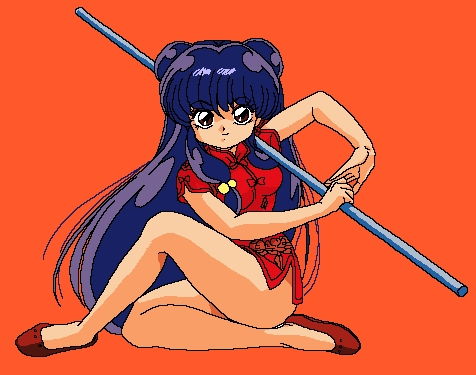  I think آپ shall watch Ranma 1/2 that's really a good anime. I've watched it a milion times XD And this is one of my fav. characters :))