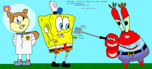 No.SpongeBob couldn't do that!!!besides he will forget his job and his bestfriend,Patrick will
be mad because SpongeBob will forget their jellyfishing activity and spongebob will replace
Sandy as his wife.Even his friends and his family
are getting mad too.So the people who believe and not,please don't remind me again!!!
 