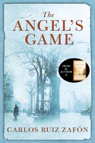  I'm Membaca 'The Angel's Game' sejak Carlos Ruiz Zafon. It's a really fantastic book, seriously A REALLY, REALLY AMAZING BOOK! Blurb: In an abandoned mansion in the hati, tengah-tengah of Barcelona, a young man, David Martin, makes his living sejak Penulisan sensationalist novels under a pseudonym. The survivor of a troubled childhood, he spends his nights spinning baroque tales about the city's underworld. But perhaps his dark imaginings are not as strange as they seem, for in a locked room deep within the house lie photographs and letters hinting at an unsolved mystery. Like a slow poision, the history of the place and an impossible Cinta bring David close to despair. But then he recieves a letter from a reclusive French editor who makes him the offer of a lifetime. He is to write a book like any other - a book to change hearts and minds. In return, he will recieve a fortune, perhaps more. But as David begins the work, he realises there is a connection between this haunting book and the shadows that surround his home... Wit, style, great sex and a hugely entertaining read. The Angel's Game is a must-have.