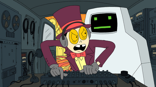  I have a few favorites. This is The Warden from Superjail with Jailbot (: