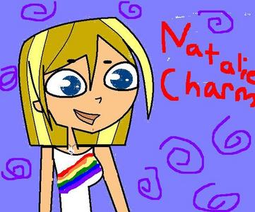 Name: Natalie Charm Age: 16 Relationship: Trent Likes: Randomness, saying her "Natalieisms", being crazy, drawing, writing, pag-awit and pagganap Dislikes: When people tell her to calm down, and when people say she is a bad artist/singer/actor/writer Natalieisms: Throw a Skittle at someone. TASTE THE FREAKING RAINBOW!!!, do you want to have a concussion in the susunod few seconds?, Blah, blah, blah, blah, fishcakes! and other walang tiyak na layunin stuff like that Picture: