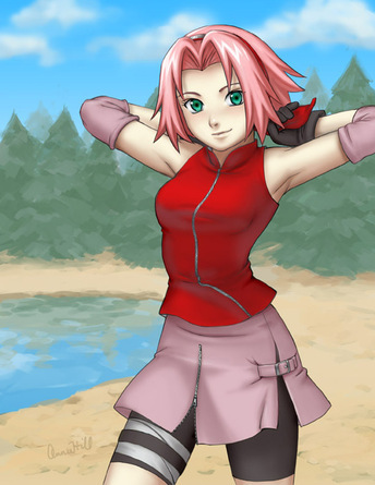 I don't know...
Maybe Sakura. The difference is the hair because I have brown hair and she has got pink and I would love to have pink hair xD