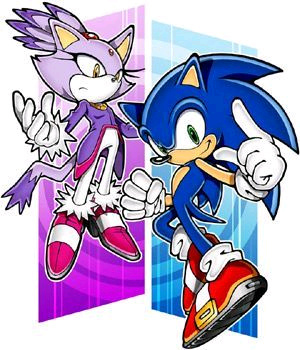  I have two お気に入り Sonic characters: Sonic and Blaze. I 愛 Sonic because...well...he's Sonic. And I 愛 Blaze because she's beautiful and unlike most female characters in the series, Blaze can actually fight and fend for herself.