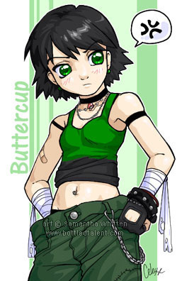  i like Buttercup simply because she's cool and doesn't take any crap from anyone (plus, i think she'd look the coolest as a teenager)