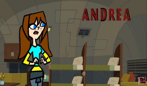  *riases hand* MMEMEMEME! Name:Andrea Age:15 Bio: Came in TDI, refused to go into TDA, is rumored to become great Friends with Bridgette and is still crushin' on Cody. Crush: Cody