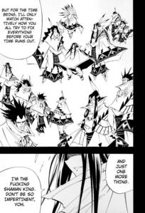  because the मांगा always comes first and the ऐनीमे never goes completly द्वारा the मांगा so the मांगा is the real story like take Shaman King for example...*SPOiLERS* in the manga, in the end Hao becomes shaman king and DOESNT die but in the ऐनीमे when Hao becomes shaman king he gets killed AND Matemune is in the मांगा but not in the ऐनीमे :p