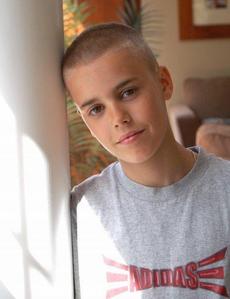 Yes, he did shave his head when he was younger because he wanted to show that he cared about the people suffering with cancer. Isn't that sweet! :)