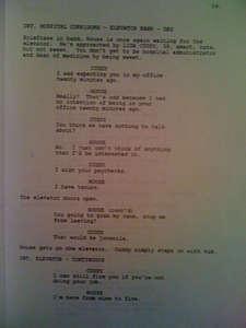  This is a page from the pilot script, it tells Ты that Cuddy is 39 in the 1st episode, so Ты can work it out from there.