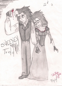 Focus on the eyes, shade really dark around them and it makes them look a lot like Sweeney and Lovett :) 