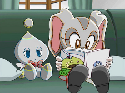  I would name my chao, Chilli. If you're asking your self why, It's because my shabiki character, Mina the rabbit, has a chao named Chilli.