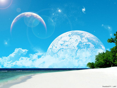 I like anything about space.
I also love to go to a beach and see the ocean =D

It's my favorite thing to do.