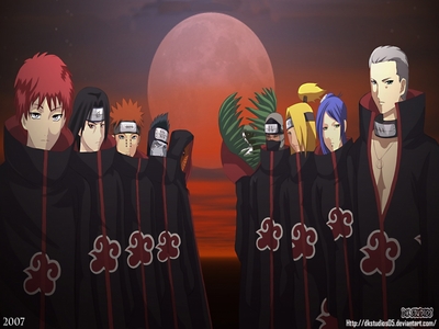  the first spot i joined was the akatsuki spot. i was searching akatsuki pictures on google an di found a picture that was at fanpop and i was looking at all the stuff at the akatsuki spot and i liked it so i joined fanpop.