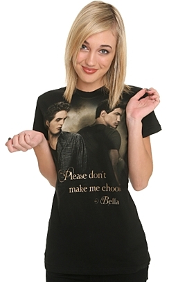 im wearing the "please dont make me chose" shirt right now..so...yea i cant chose both are amazing to me! but im team Taylor!! lol 
