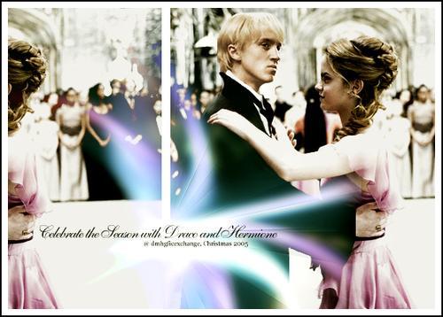 Well, I much prefer as non-cannon, Dramione, Draco & Hermione...it has a Romeo&Juliet, star cross'd lovers vibe to it...
