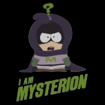 i think it's clyde cause he slept while cartman was talking about the coon, but i think trey and matt meant for nobody to be mysterion. OH WHAT THE HECK, LOOK AT THE PICTURE!!!!!!!!