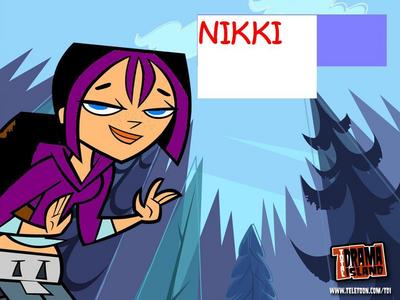  Nikki fav color purple hair black and purple DXG