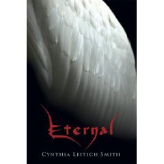  Eternal oleh Cynthia Leitich Smith. >it is about a girl who turned into a vampire princess but she doesn't know an malaikat has been watching her her whole life.
