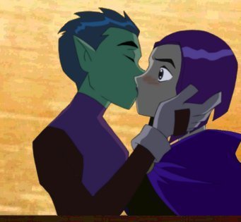  I don't think Raven is for Robin. They have no type of amor connection but Raven and Beast Boy would work.