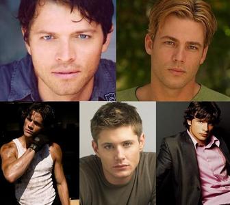  1. Misha Collins 2. William Gregory Lee and I couldn't decide on a 3rd so here's my 3 number 3's XD 3. Jared Padalecki, Jensen Ackles & Tom Welling