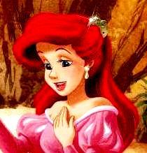 if i can meet cartoon character then it would be ariel cz i never see a real mermaid