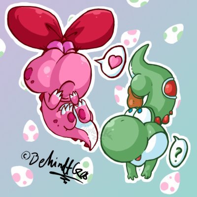 They're meant to be together so of course they're a great pair. Who doesn't like Yoshi and Birdo? :D