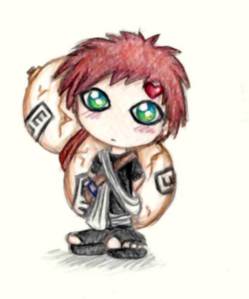 Japanese for "little anime", so Chibi Art would be the "little anime" type art ^^ to me it means KAWAII!