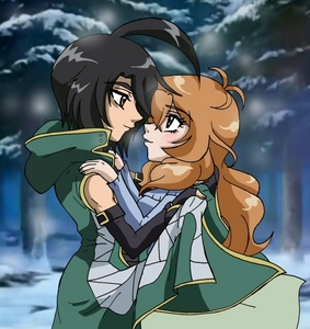 Yeah, I think they make a cute couple.
But I also think Dan and Shun make a cute couple as well, but it's just me.
Now a pic got to do with Bakugan but not with the subject, kinda.
